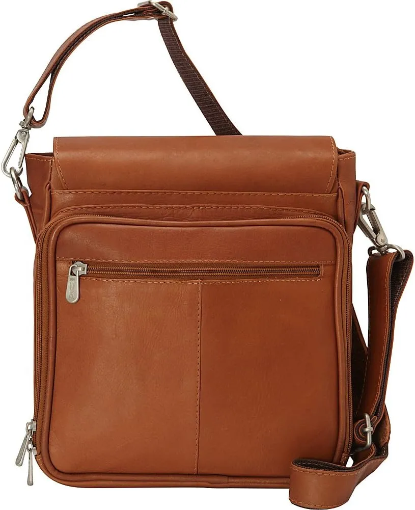 Double Loop Tablet Carry-All, Saddle, One Size