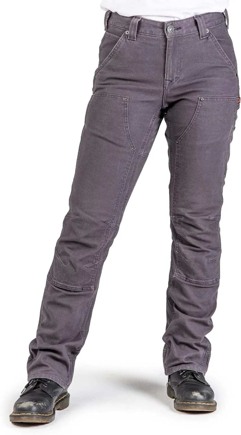 Dovetail Workwear Britt Utility Cargo Pants for Women, Straight Leg Fit, 11 Functional Pockets