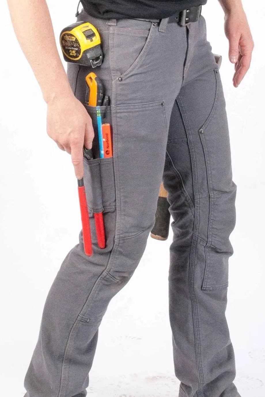 Dovetail Workwear Britt Utility Cargo Pants for Women, Straight Leg Fit, 11 Functional Pockets