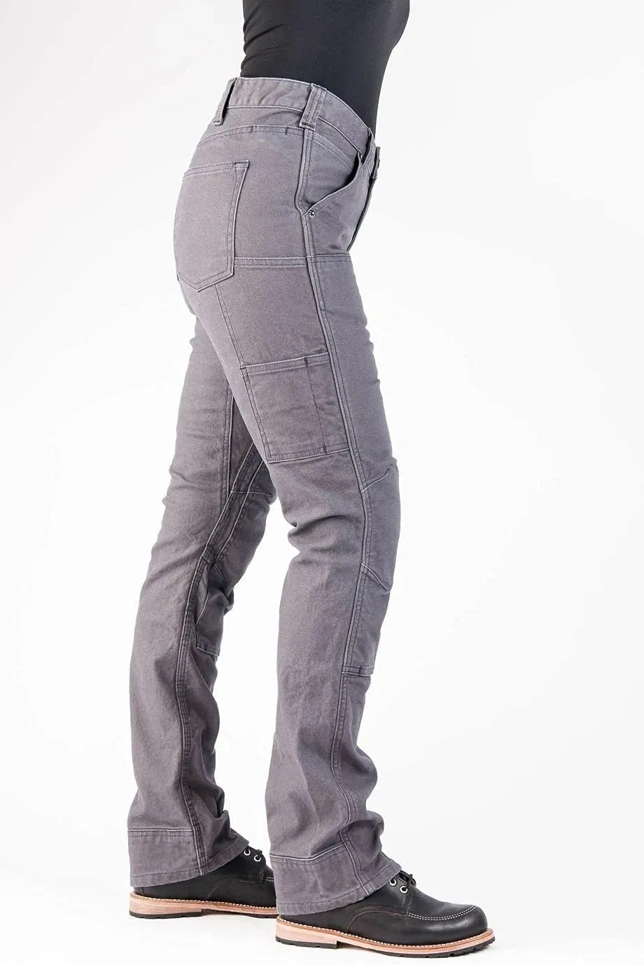 Dovetail Workwear Britt Utility Cargo Pants for Women, Straight Leg Fit, 11 Functional Pockets
