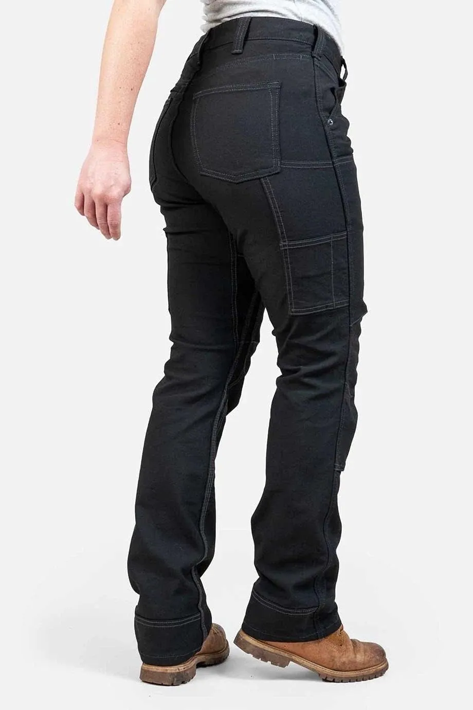 Dovetail Workwear Britt Utility Cargo Pants for Women, Straight Leg Fit, 11 Functional Pockets