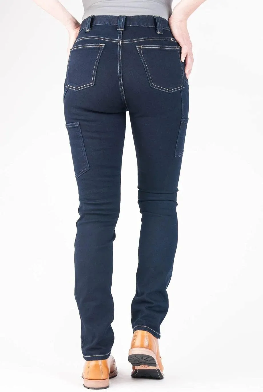 Dovetail Workwear Maven Slim Cargo Pants for Women, Slim Leg Fit, 10 Functional Pockets