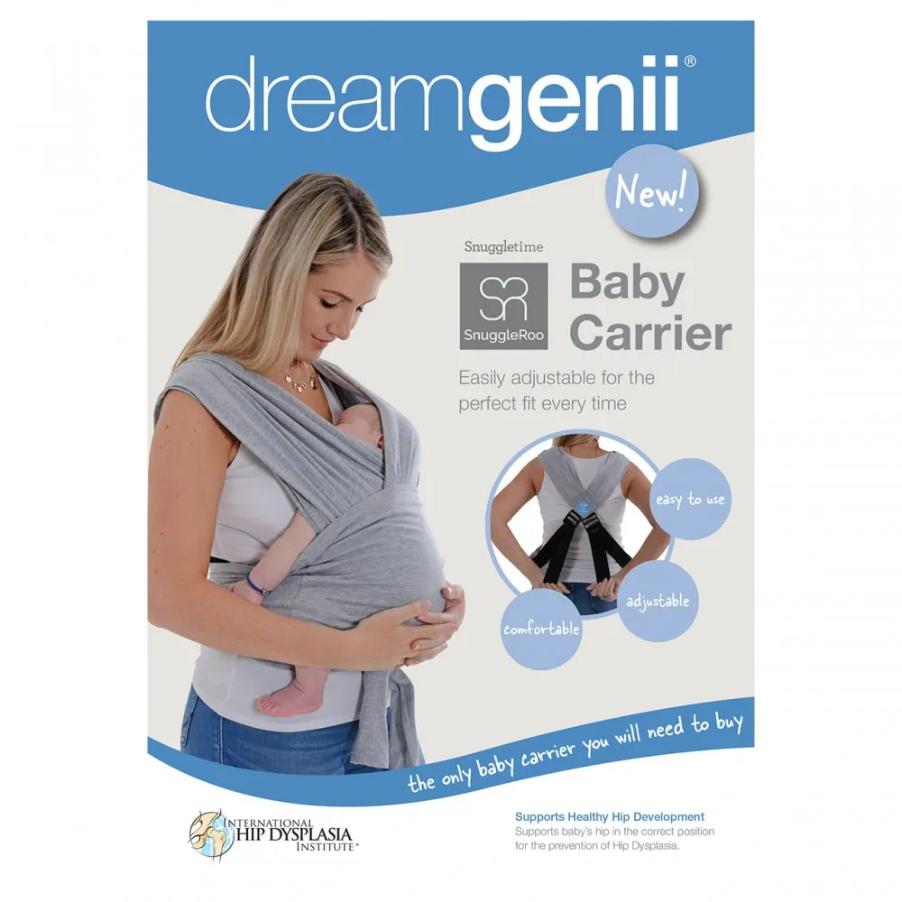 Dreamgenii® SnuggleRoo Baby Carrier Charcoal Grey