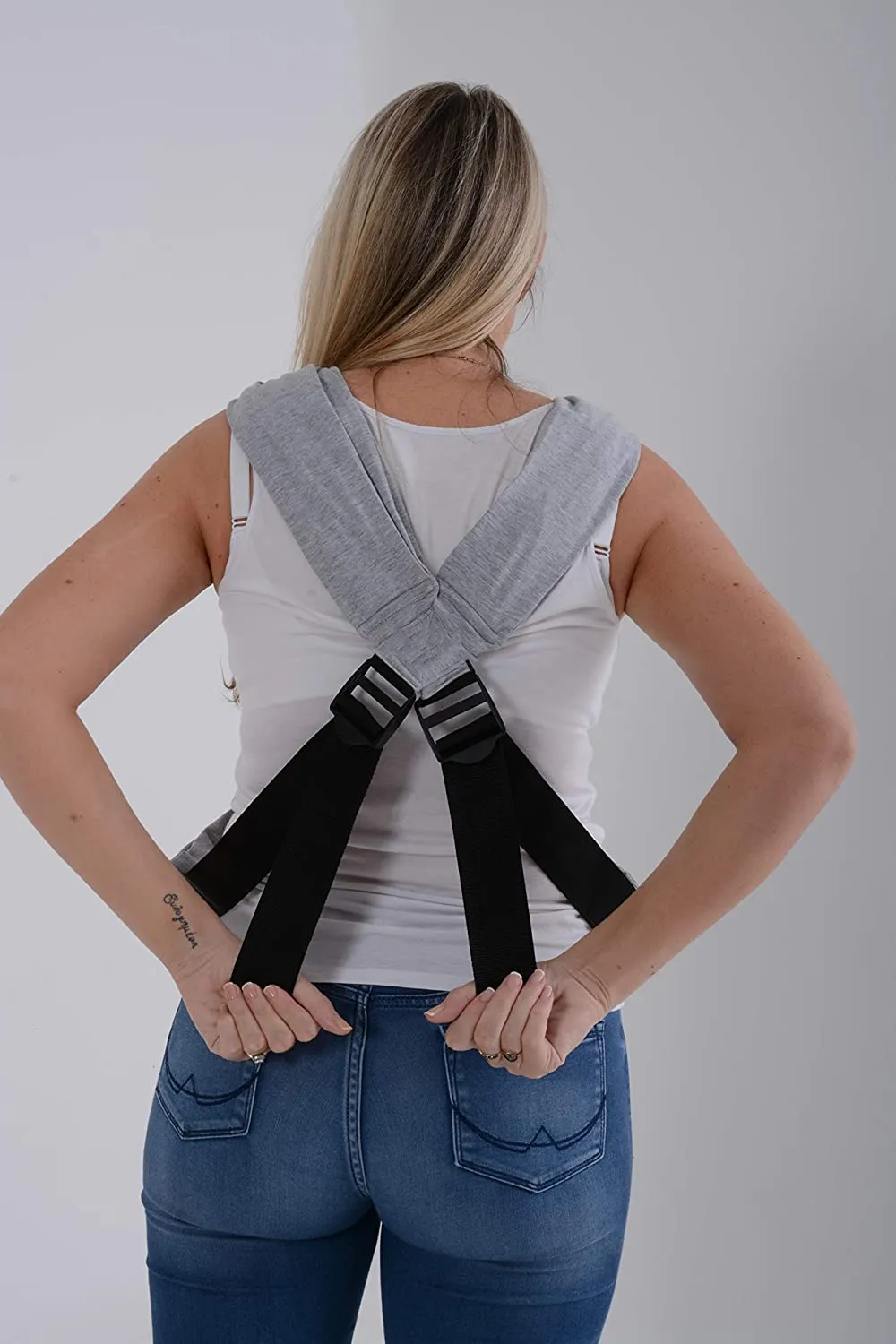 Dreamgenii® SnuggleRoo Baby Carrier Charcoal Grey