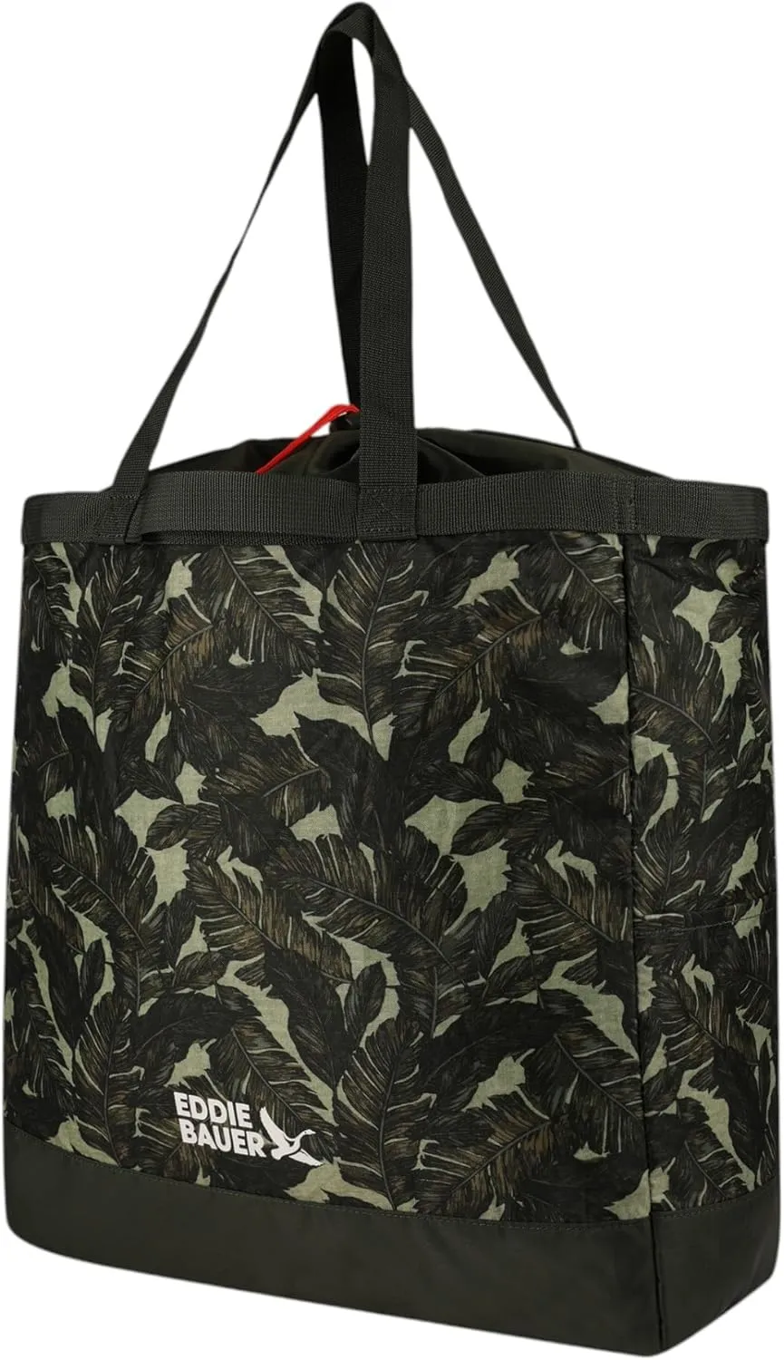 Eddie Bauer Stowaway Packable Tote Bag | Lightweight | Compact | Cinch Closure | Ripstop Nylon | 25l Capacity