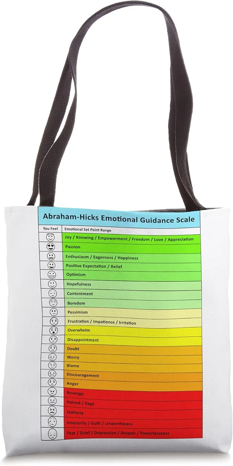 Emotional Guidance Scale Tote Bag