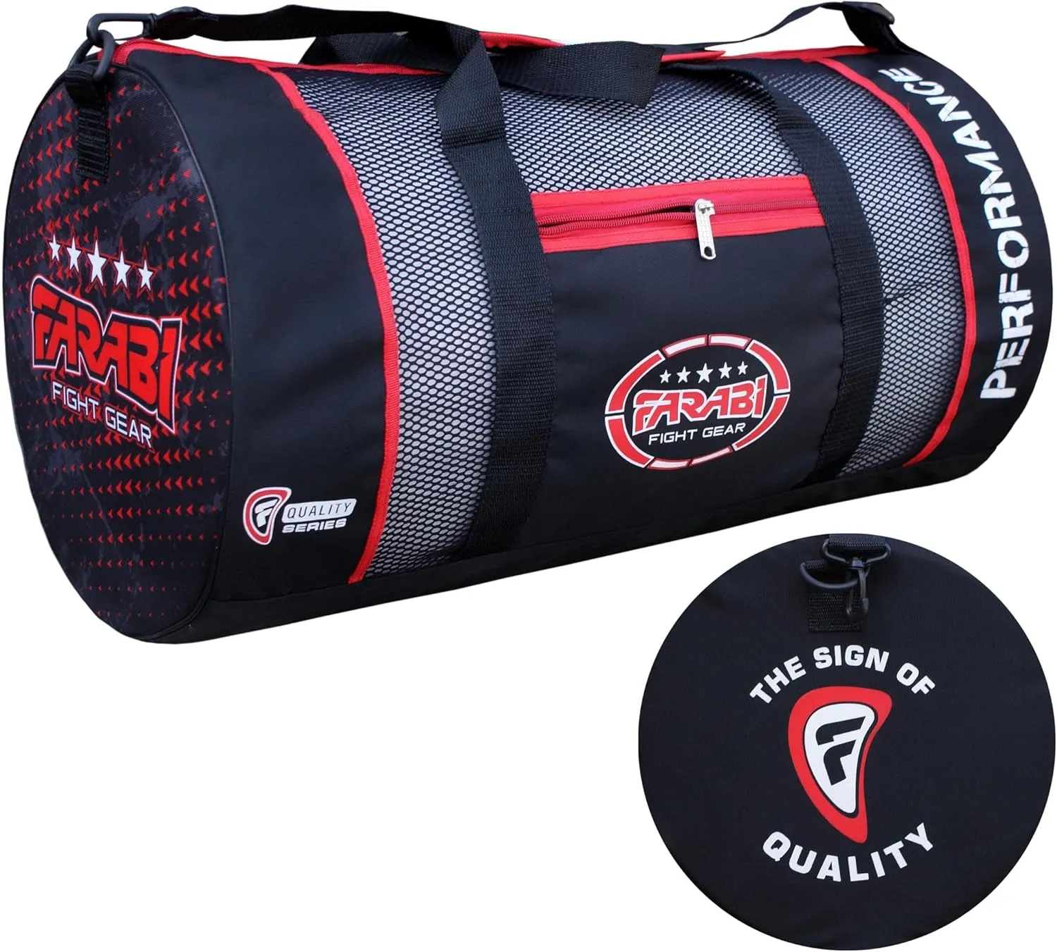 Farabi,Gym Fitness Workout Gear Bag, MMA, Boxing Gear Bag, Holdall Training Gear Travel Bag