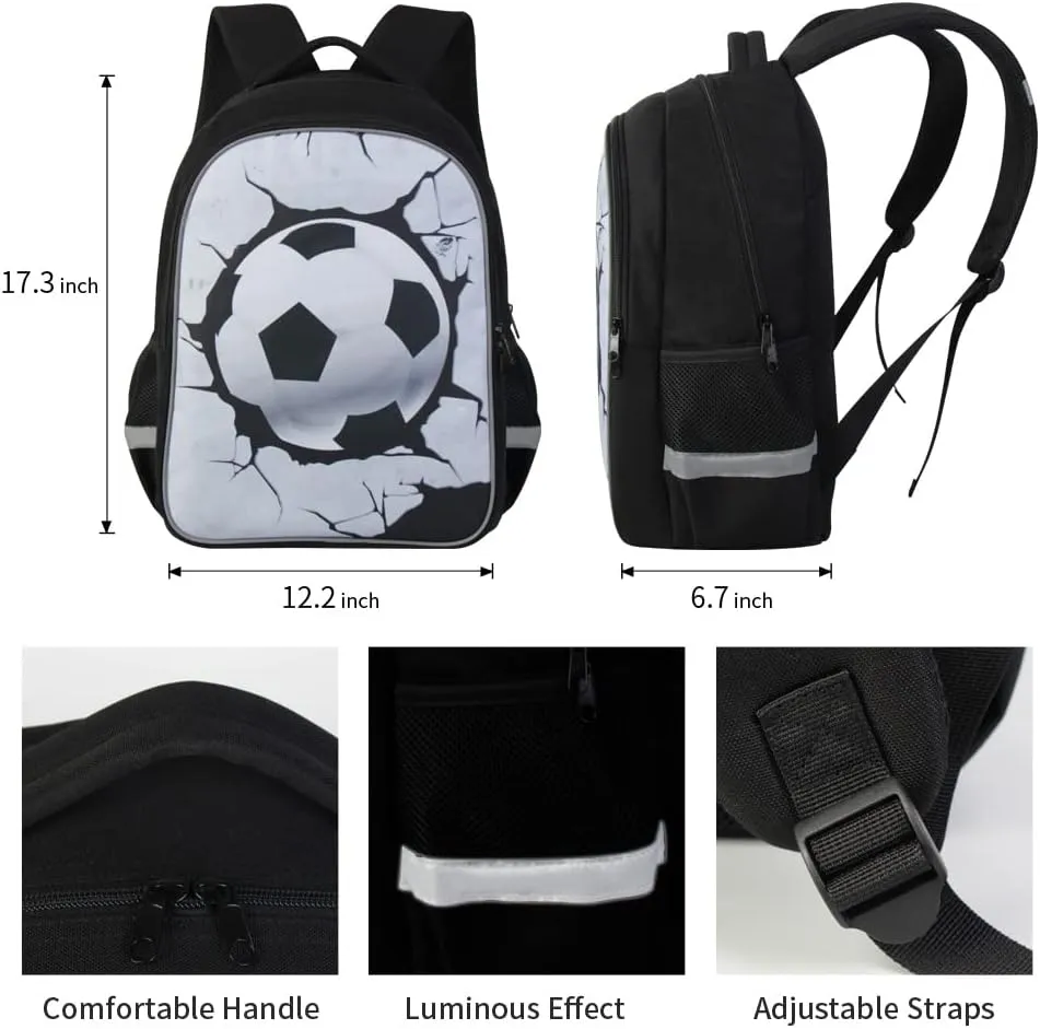 Fashion Snake Print School Backpack Bookbag Lunch Box Pencil Pouch