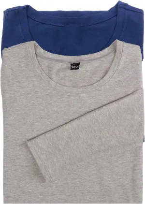 Felina | Key Item Long Sleeve Crew Neck Tee | Cotton & Modal | 2-Pack