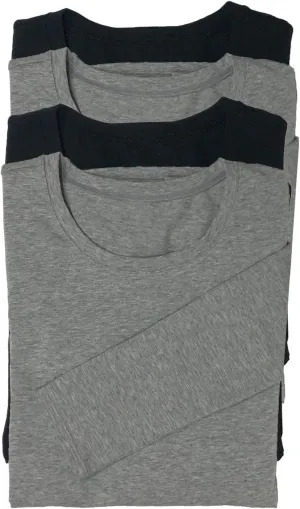 Felina | Key Item Long Sleeve Crew Neck Tee | Cotton & Modal | 2-Pack