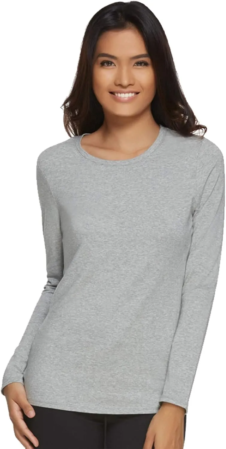 Felina | Key Item Long Sleeve Crew Neck Tee | Cotton & Modal | 2-Pack