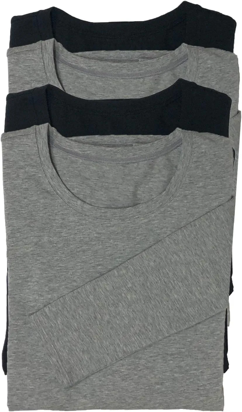 Felina | Key Item Long Sleeve Crew Neck Tee | Cotton & Modal | 2-Pack