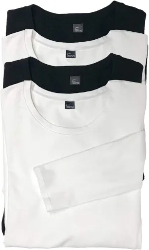 Felina | Key Item Long Sleeve Crew Neck Tee | Cotton & Modal | 2-Pack