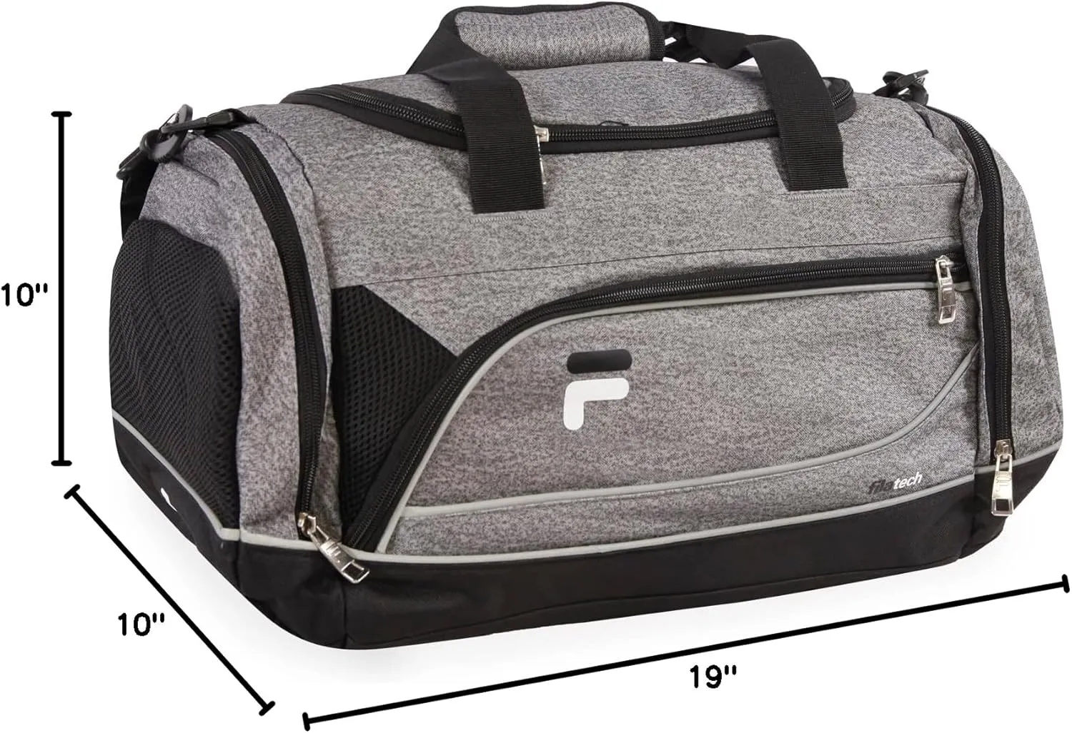 Fila Sprinter 19" Sport Duffel Bag, Black/Teal