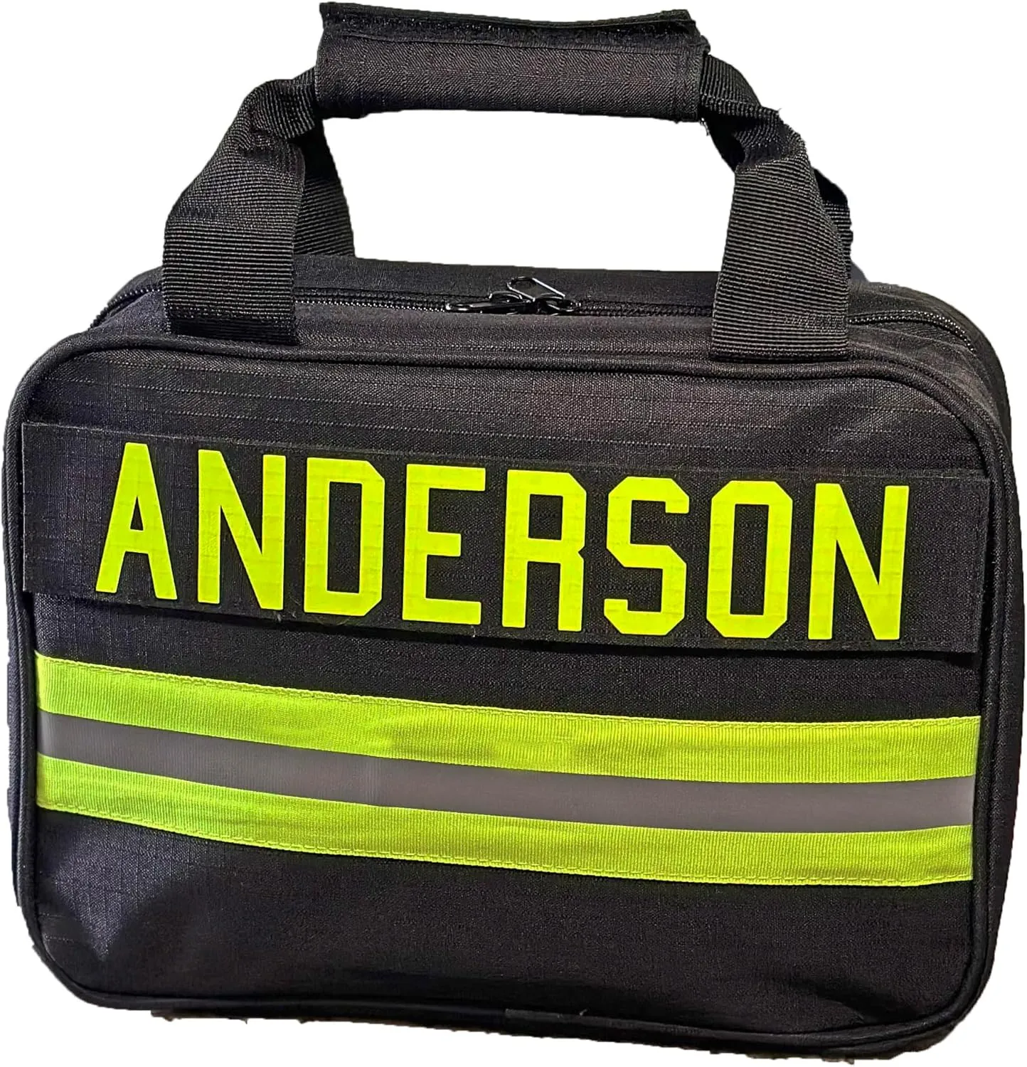 Firefighter Personalized Black Overnight Toiletry Bag