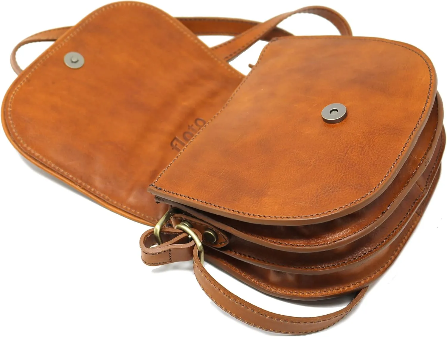 Floto Chianti Crossbody Saddle Bag Handbag Purse Shoulder Bag