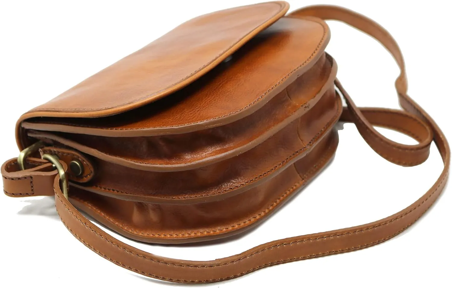 Floto Chianti Crossbody Saddle Bag Handbag Purse Shoulder Bag