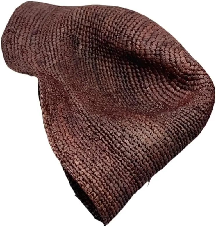 Folding Raffia Crochet Dome Sun Visor Women's Straw Hat Travel Photography Hat