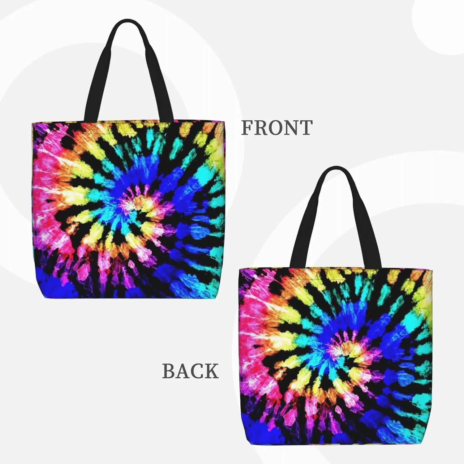 Formulas Shapes Theory Math Lesson Word Print Tote Bag Shoulde Bag Handbag Grocery Bags Reusable For Office Shopping Travel