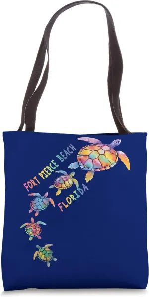 Fort Pierce Beach Florida Sea Turtle Lover Beach Tote Bag