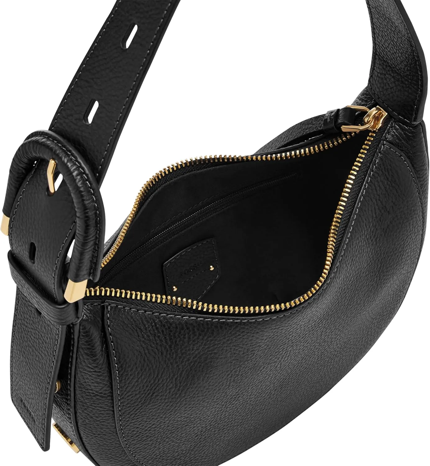 Fossil Women's Harwell Leather Crescent Shoulder Bag
