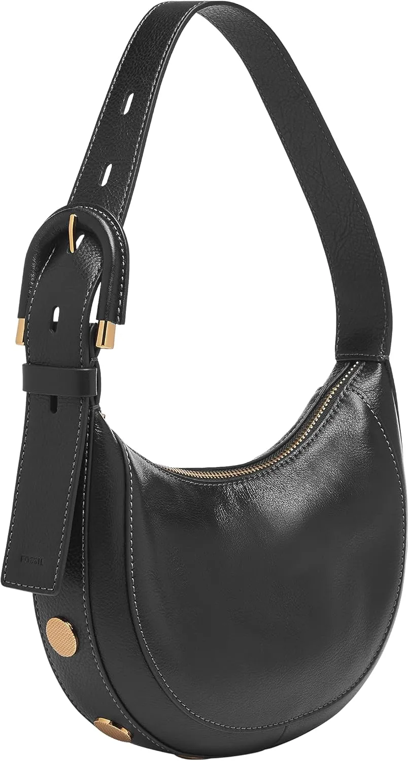 Fossil Women's Harwell Leather Crescent Shoulder Bag