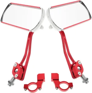 GANAZONO Aluminum Alloy Handlebar Bike Mirror Rearview Safety Mirror for Motorcycles Scooters and Atvs Versatile and User Friendly Design for Enhanced Visibility