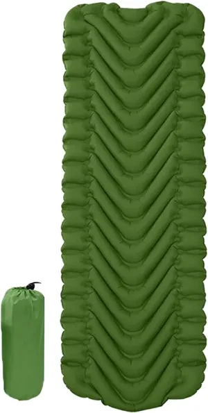 GaRcan Camping Inflatable Sleeping Pad Tent Mat Travel Air Mattress Army Green Camping Mat Inflatable Sleeping Pad Beautiful Scenery