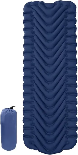 GaRcan Outdoor Nylon Air Mattress Inflatable Cushion Sleeping Pad Mat Camping Tent, Inflatable Sleeping Pad Beautiful Scenery