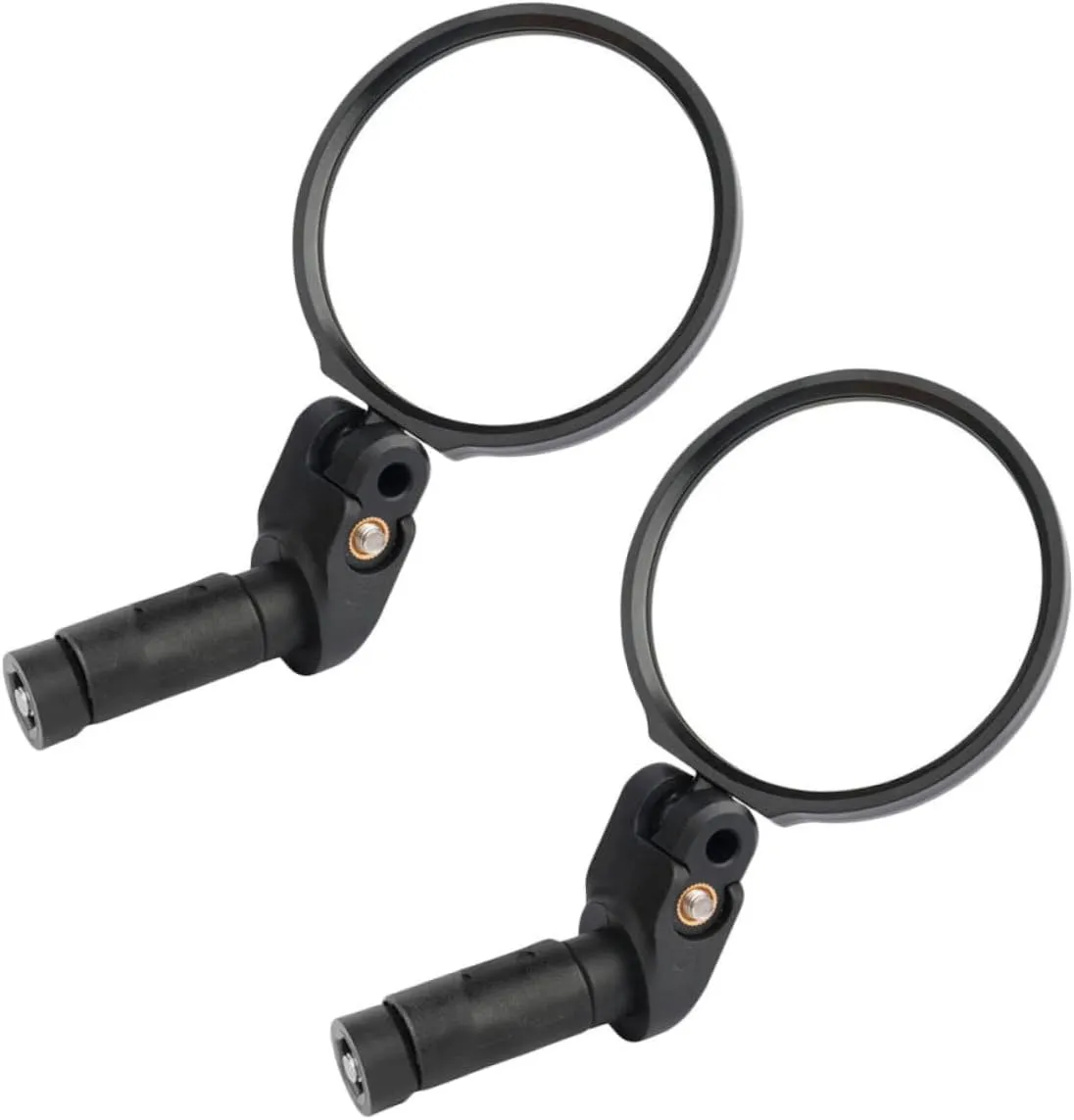 Garneck 2pcs Bike Rearview Mirrors Handlebar Mirrors for E-bikes Universal Fit Easy Installation High-brightness