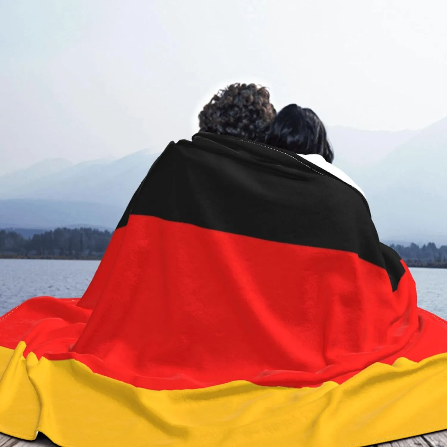 Germany Flag Super Soft Microfiber Flannel Blankets, Bed, Sofa Ultra Luxurious Warm and Cozy for All Seasons