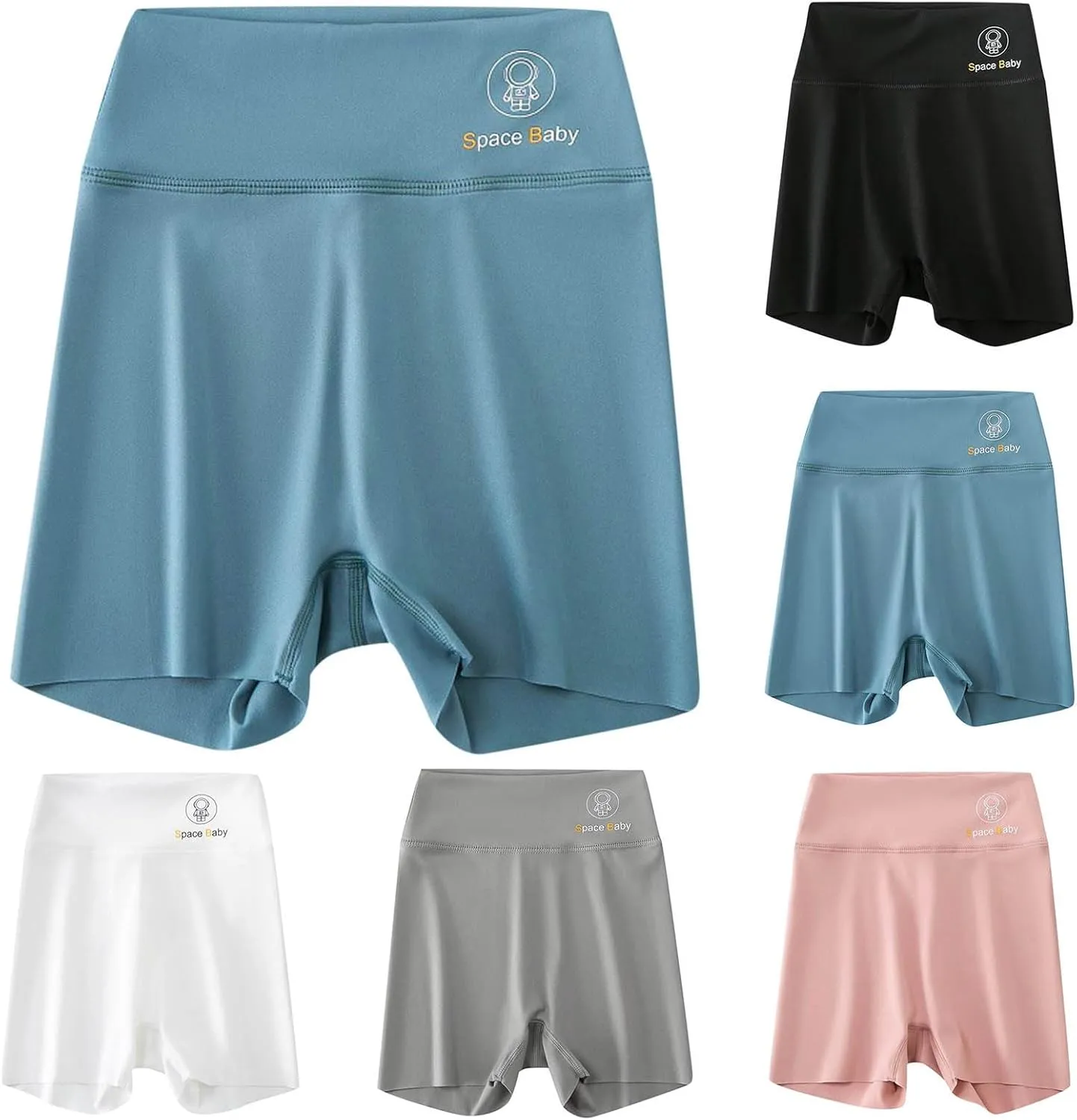 Girls Kids Cycling Shorts High Waist Elastic Yoga Pants with Letter Print Unisex Boys Girls Summer Short for Sports