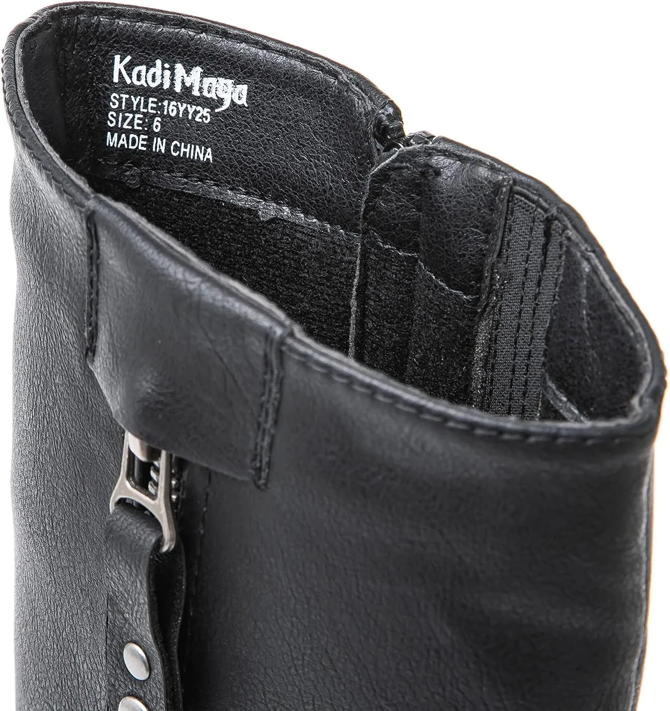 GLOBALWIN Women's Knee High Boots Fashion Comfortable Riding Boots For Women Low Heel