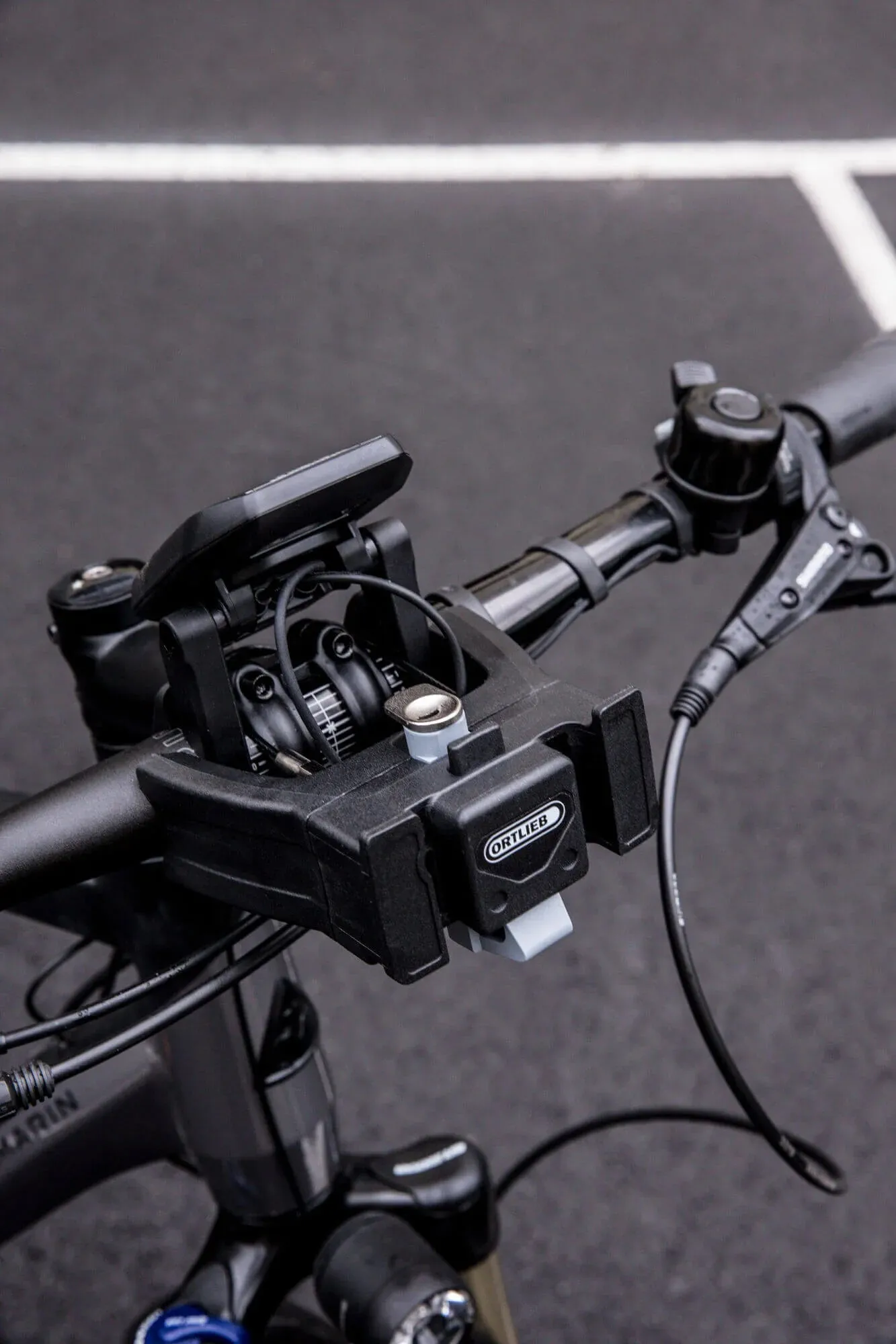 Handlebar Mounting-Set, E-Bike, with Lock