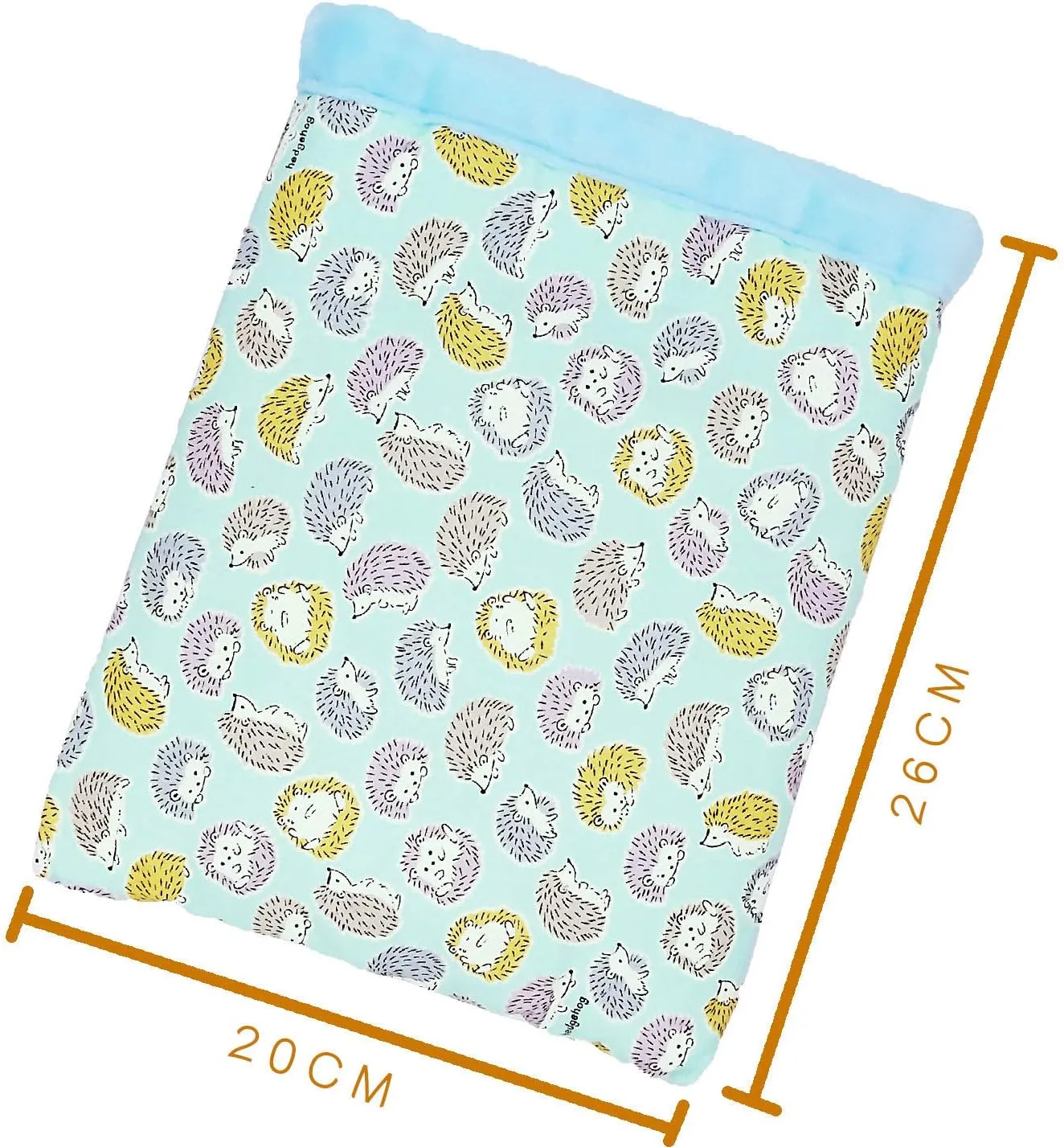 Handmade Sleeping Bag Pouch Hideout Cave for Hedgehog Guinea Pig Hamster Rat Ferret Hamster Squirrel and Other Small Animal Beds (Blue)