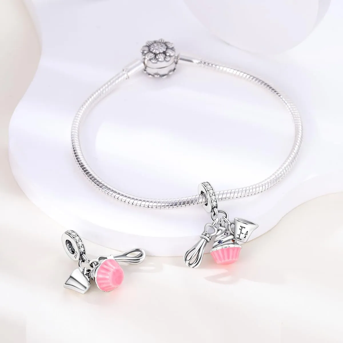 Hapour 925 Sterling Silver Charms for Bracelets Necklace European Jewelry Pendant Beads Charm for Women Mom