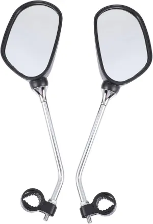 Happyyami 1 Pair Bike Handlebar Mirrors Cycling Rearview Mirrors for Handlebar Bike Cycle
