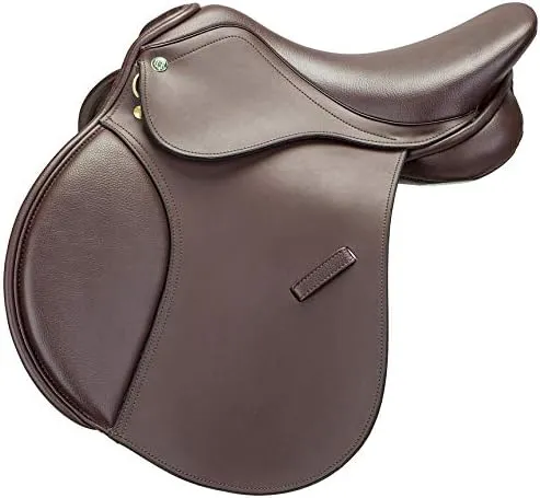 Henri de Rivel Vegan-X Junior Close Contact Saddle - Havana - 14 - Regular