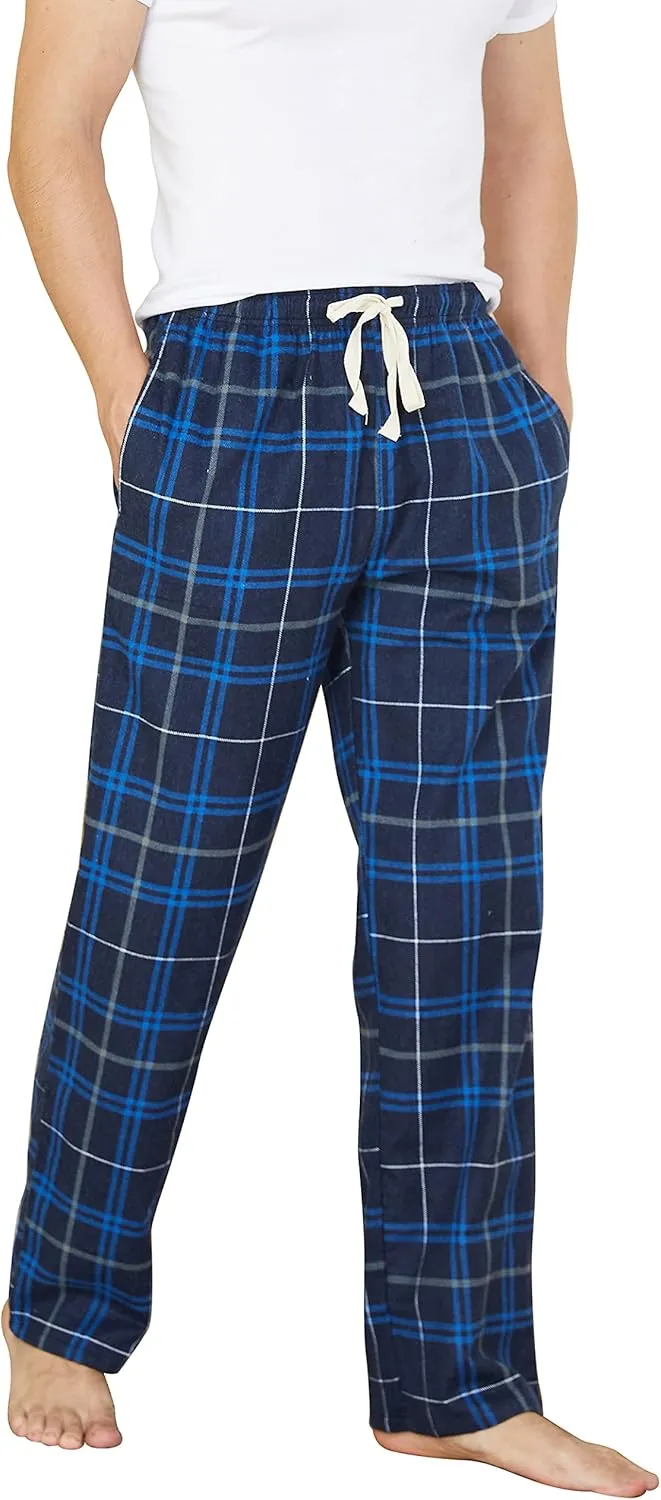 HiddenValor Mens Plaid Cotton Pajama Lounge Pants