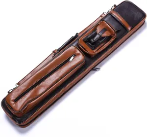 High Capacity 4x8/4x4 Pool Cue Case with Backpack Straps for 4 Butts 8 Shafts /4B4S Billiard Cue Sticks