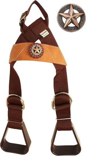 Horse Saddle Stirrups Western Show Youth Rider Buddy Kids Concho 5138CO