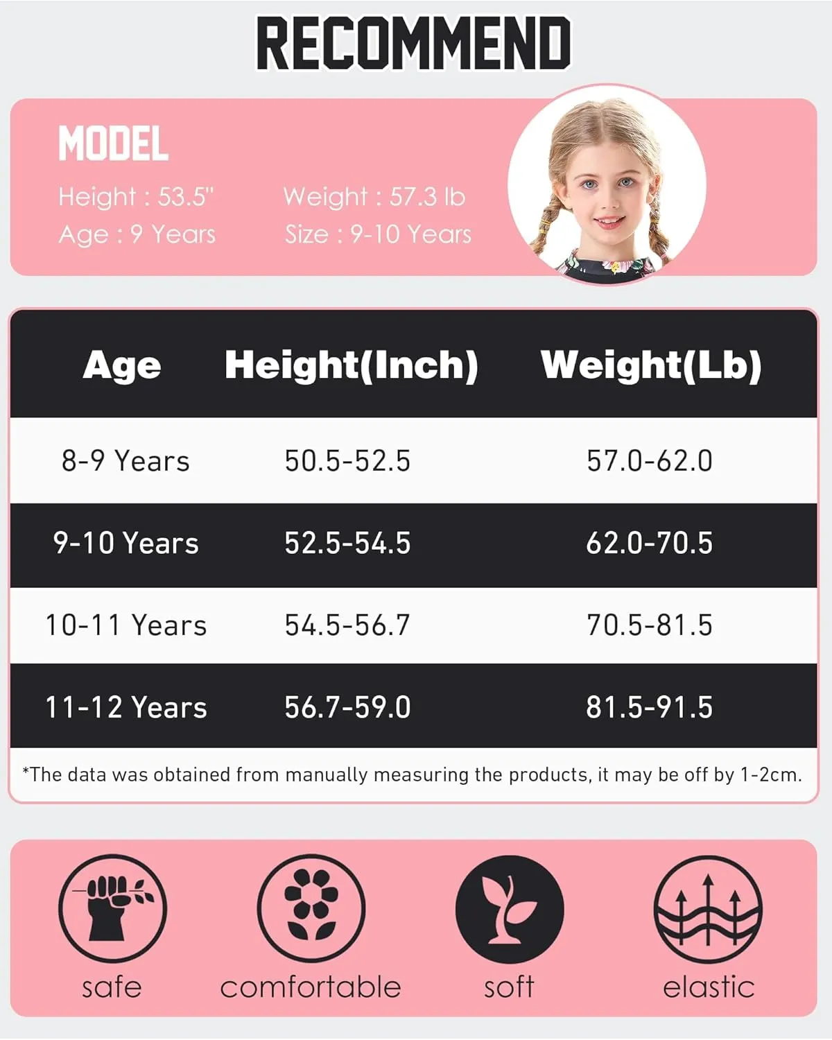 Idgreatim Girls Rashguard Swimsuit 2 Piece Short Sleeve Bathing Suit UPF 50  Sun Proction Swimwear Size 8-14T