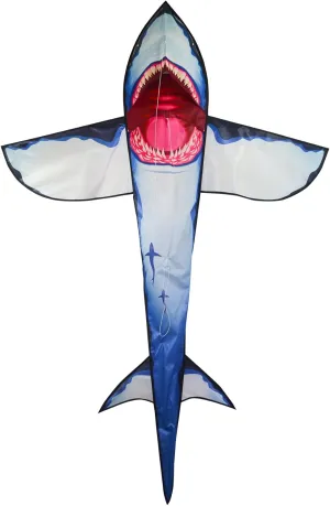 In the Breeze 3D Shark Kite - Single Line - Easy-Flying - Includes Kite Line and Bag