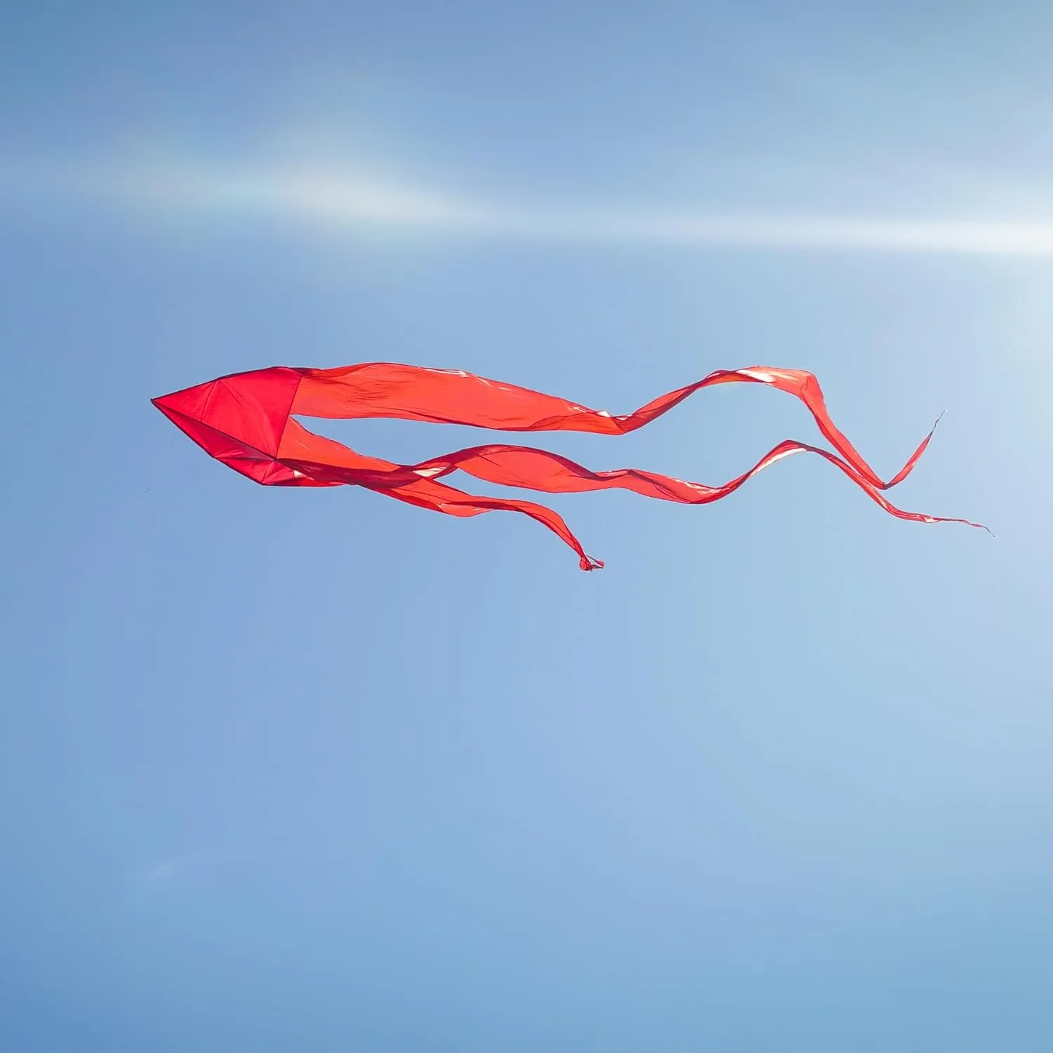 In the Breeze Wave Delta Kite, Single Line Kite, Ripstop and Taffeta Fabric, Line and Bag Included