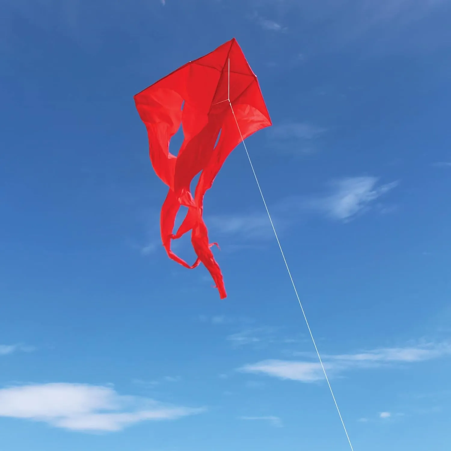 In the Breeze Wave Delta Kite, Single Line Kite, Ripstop and Taffeta Fabric, Line and Bag Included