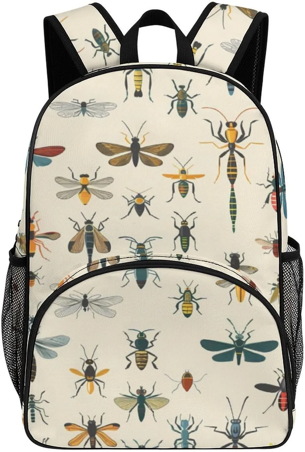 Insect Backpack Print Laptop Bag Shoulder Bags Travel Casual Daypacks For Women Men