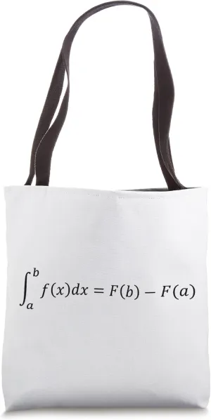 integral and primitive relationship, math & calculus basics Tote Bag