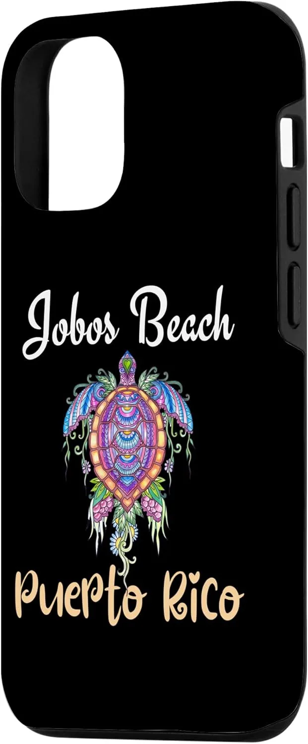 iPhone 13 Pro Jobos Beach Puerto Rico Floral Turtle Vacation Family Match Case