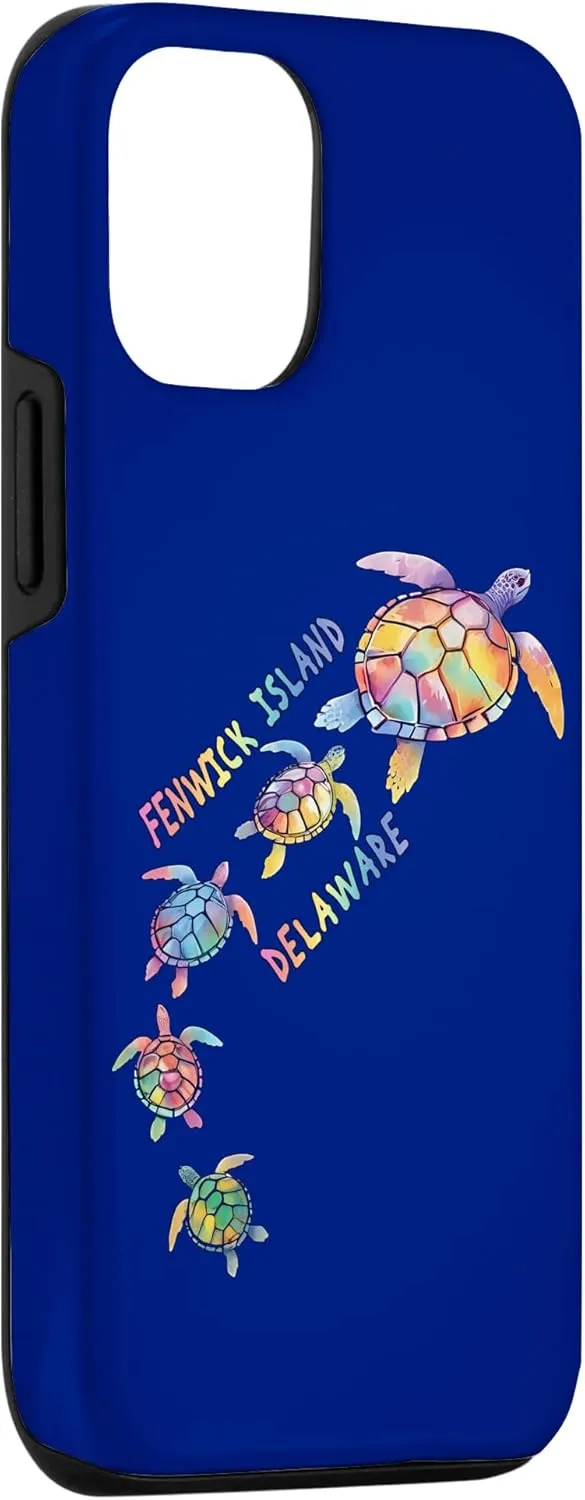 iPhone 15 Fenwick Island Beach Delaware Sea Turtle Lover Beach Case
