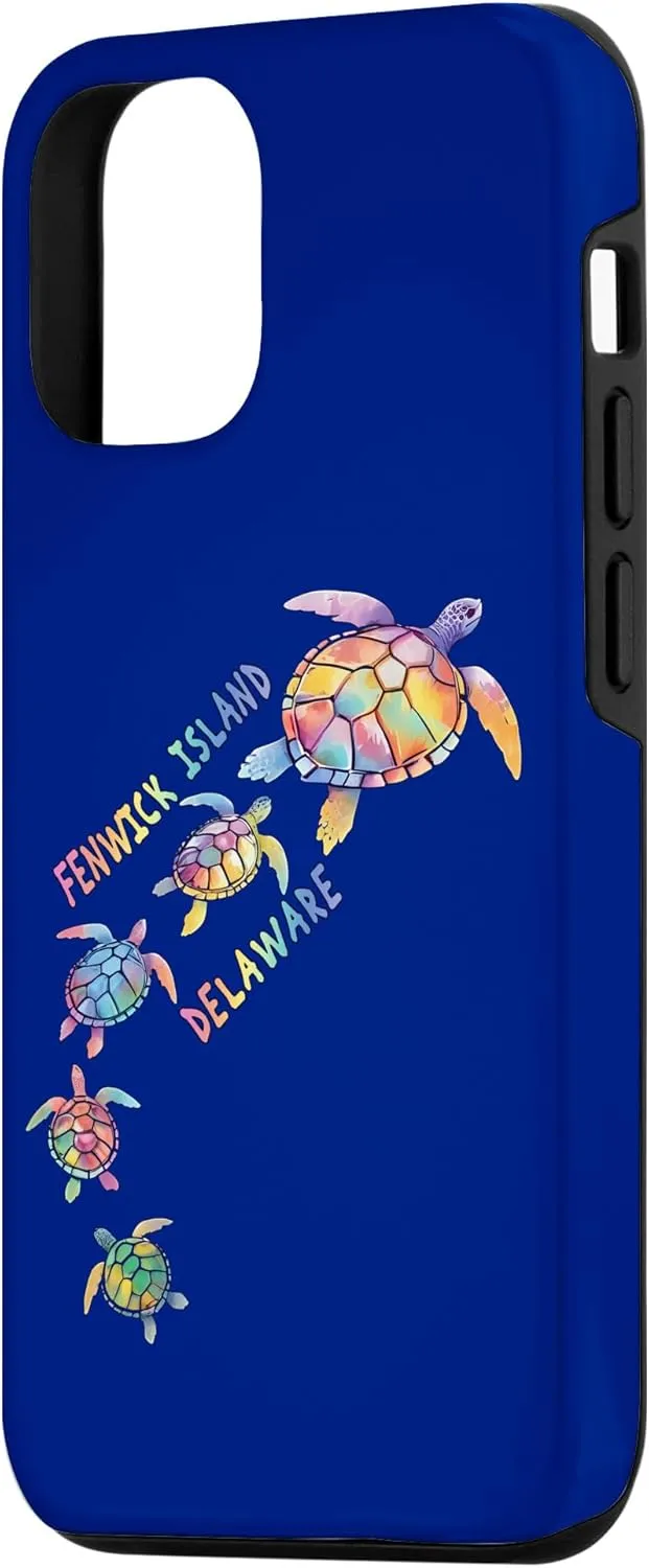iPhone 15 Fenwick Island Beach Delaware Sea Turtle Lover Beach Case
